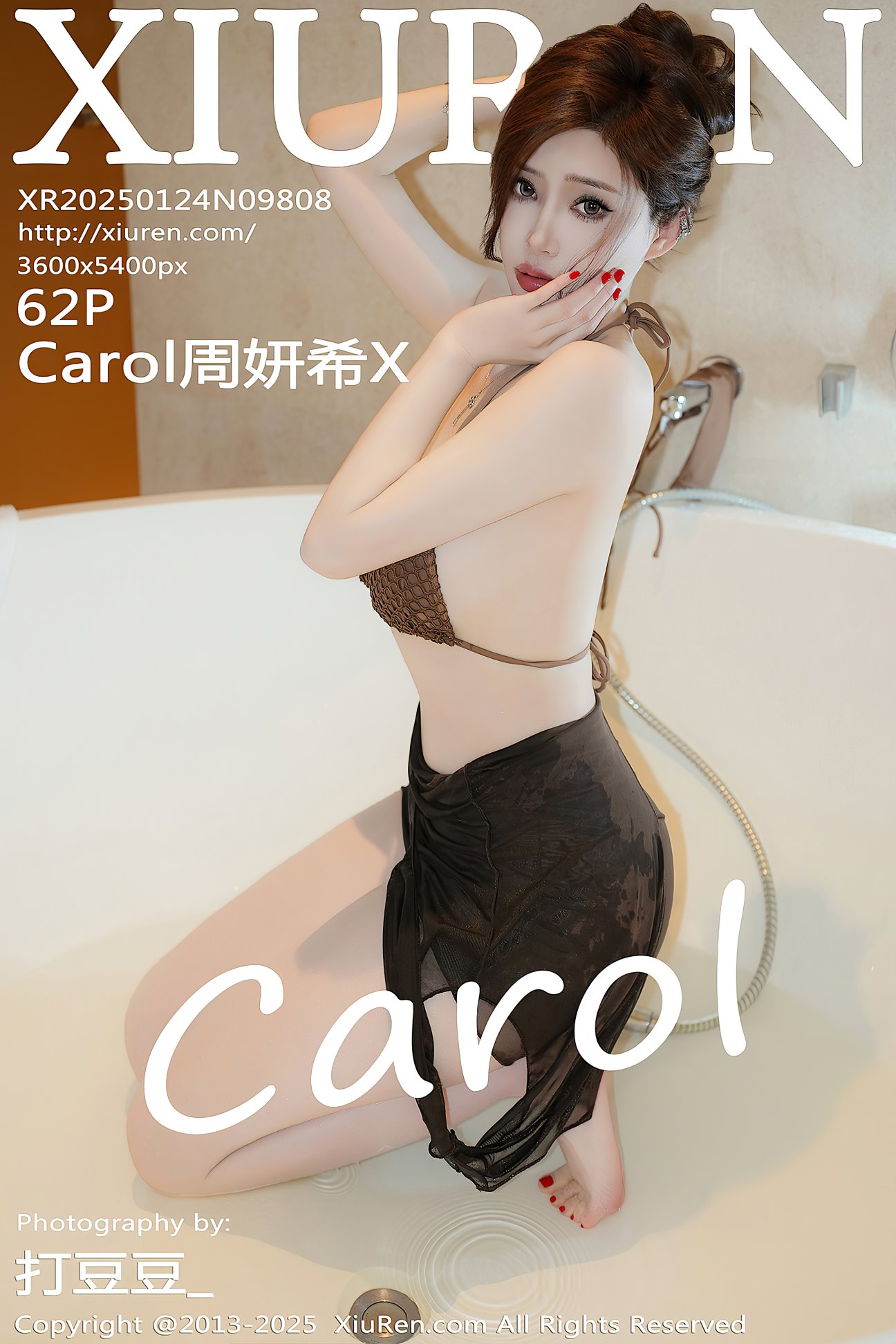 [XIUREN秀人网] 2025.01.24 NO.9808 Carol周妍希X [62P-672MB]